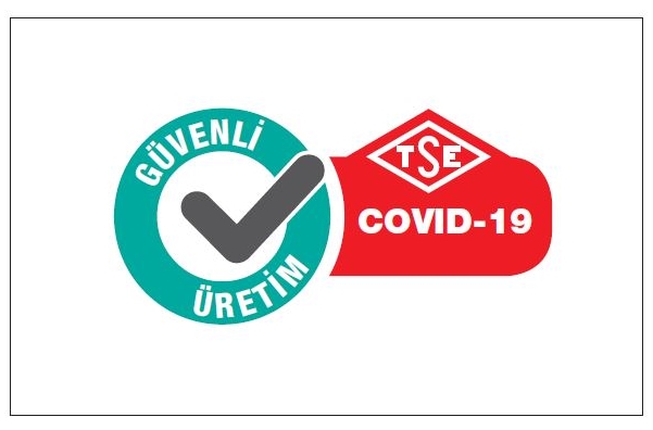 Türk Standardları Enstitüsü (TSE) uzmanları tarafından, normalleşme sürecinde, sanayi tesislerinde alınması gereken önlemlere yönelik denetimden geçen firmalara "Covid-19 Güvenli Üretim Belgeleri" verilmeye başlanırken, belgenin logosu ve tasarımı da belli oldu. ( TSE - Anadolu Ajansı )