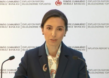 TCMB BASKANI HAFIZE GAYE ERKAN, 2023 YILININ 3'UNCU ENFLASYON RAPORU BILGILENDIRME TOPLANTISI'NDA KONUSTU.
FOTO-ANKARA-DHA
