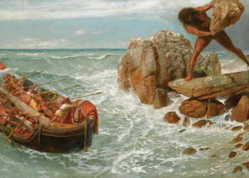 Arnold Böcklin, Odysseus ve Polyphemus, 1896