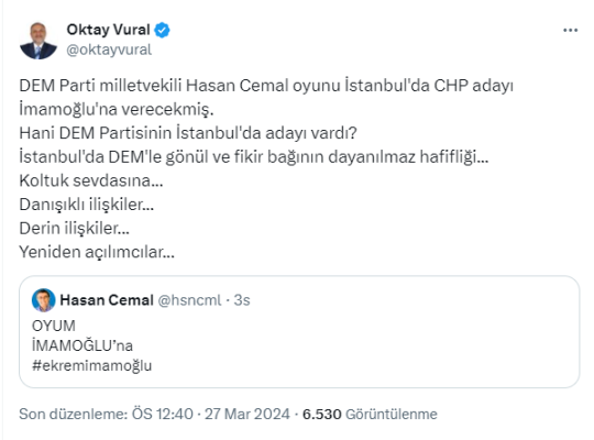 İYİ Partili Oktay Vural gazeteci Hasan Cemal’i Cengiz Çandar ile karıştırdı - Resim : 3